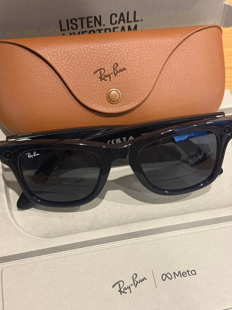 Ray-ban サングラス Wayfarer shiny black