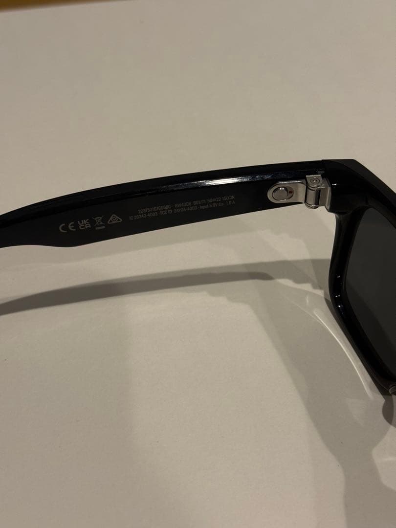 Ray-ban サングラス Wayfarer shiny black