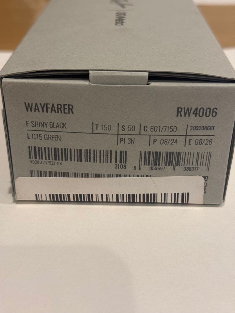Ray-ban サングラス Wayfarer shiny black