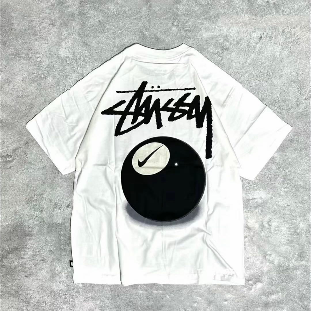 ［希少］Stussy × Nike 8 Ball T-Shirt \"White\"