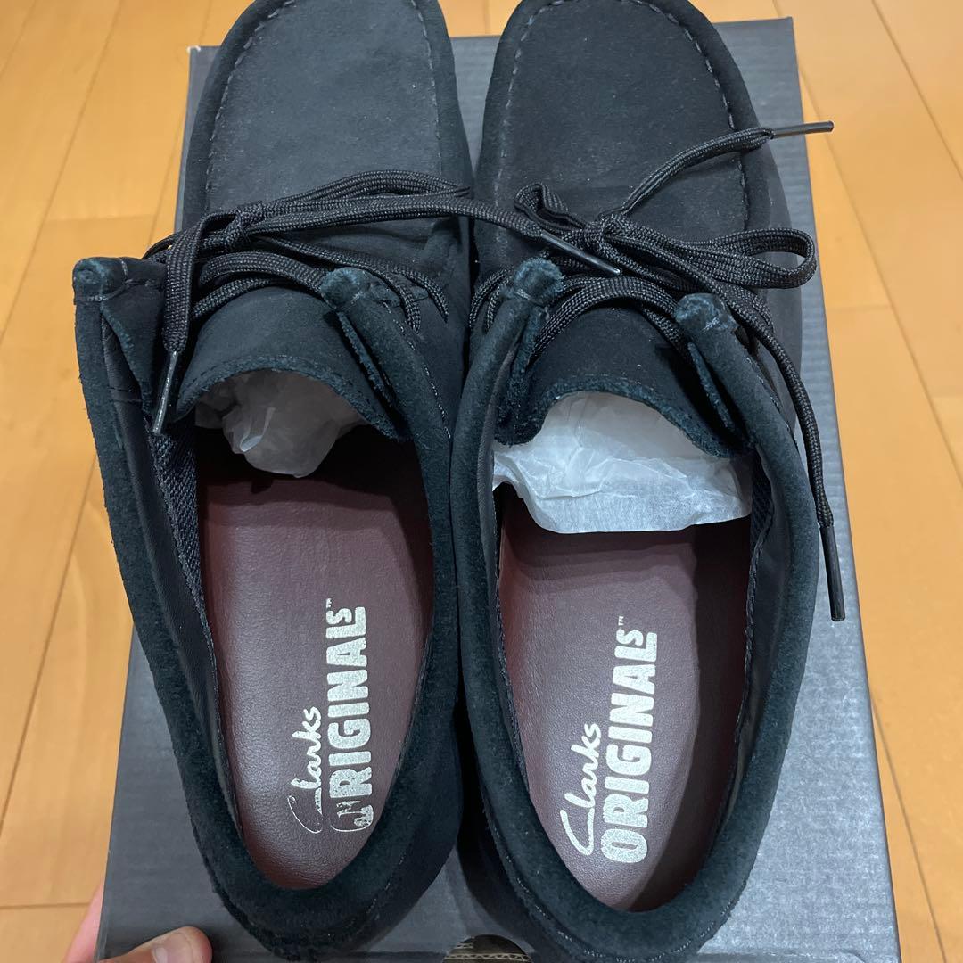 Clarks wallabee GTX ブラック　25.5