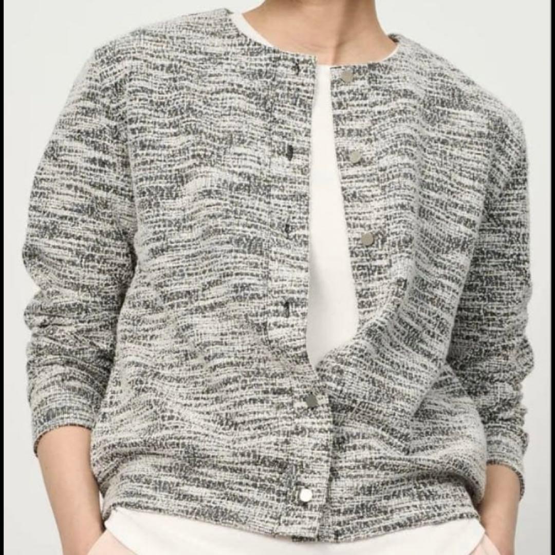 ソージュ ジャケットライクツィーディーカーディガン 美品