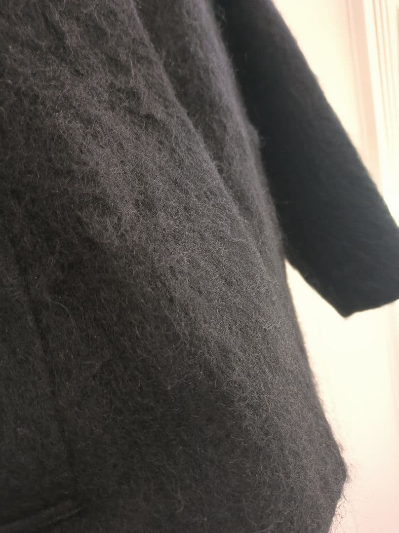 シャギークルーネックショートコート　VERMEIL par iena