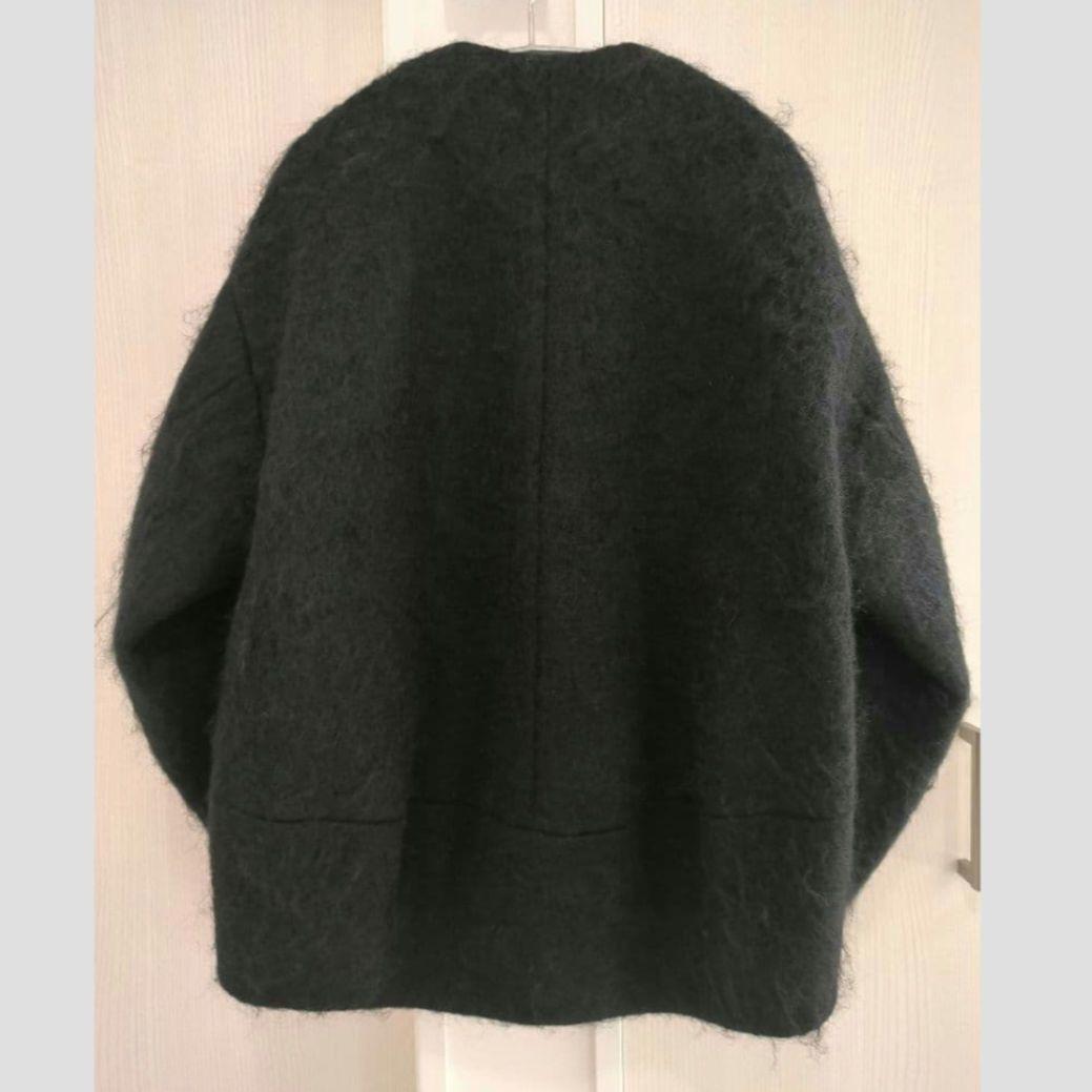 シャギークルーネックショートコート　VERMEIL par iena