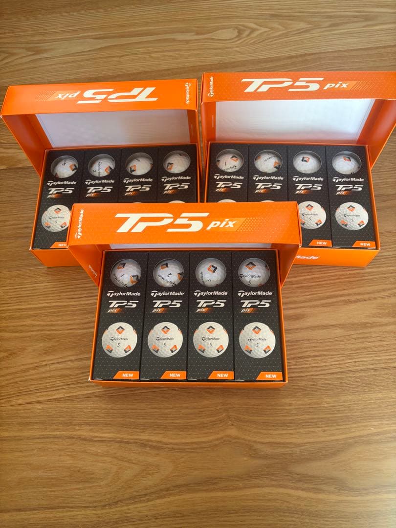 新品未使用　TaylorMade TP5 pix ゴルフボール　3ダース