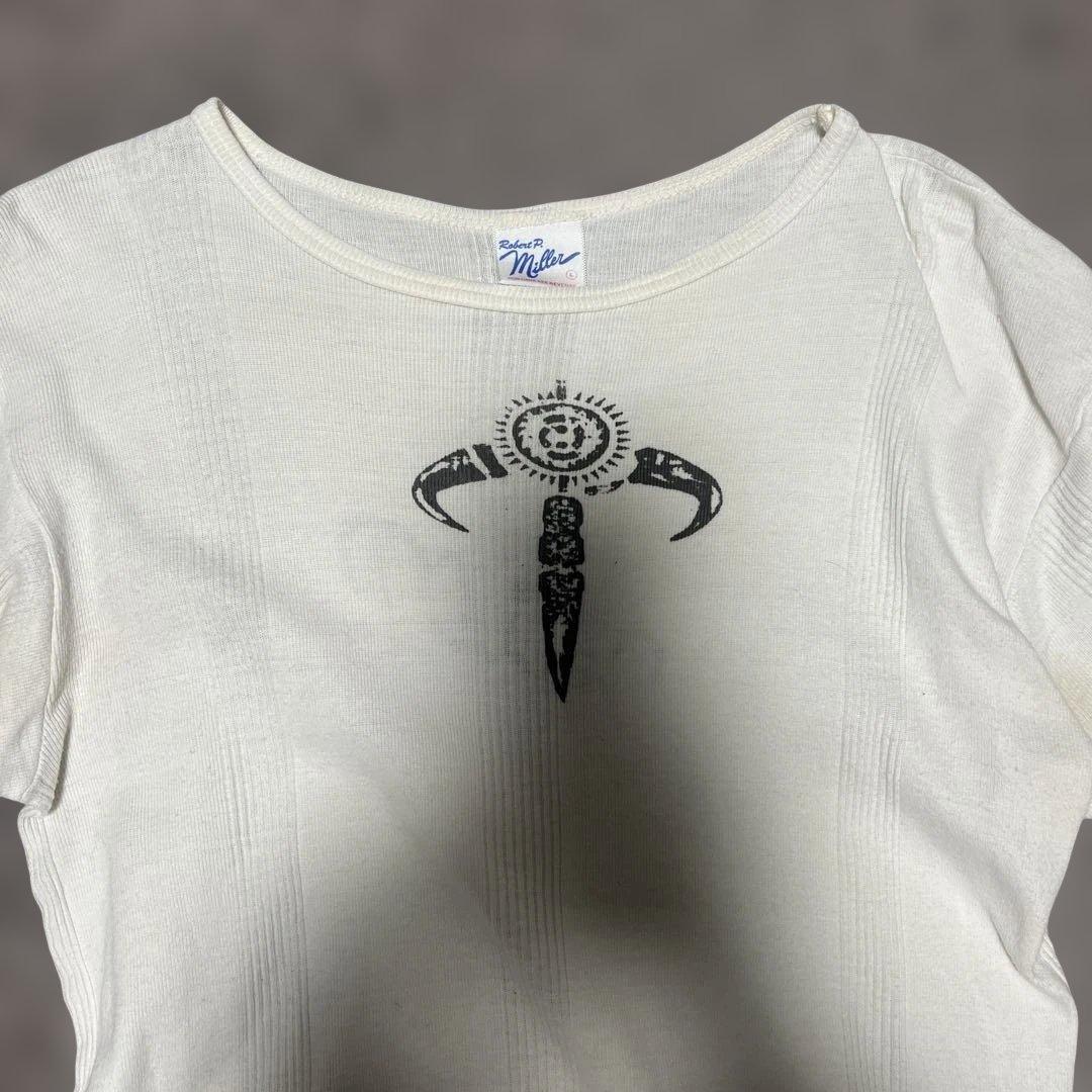 WILD HEART 薄手Tシャツ　サイズL 汗染みあり