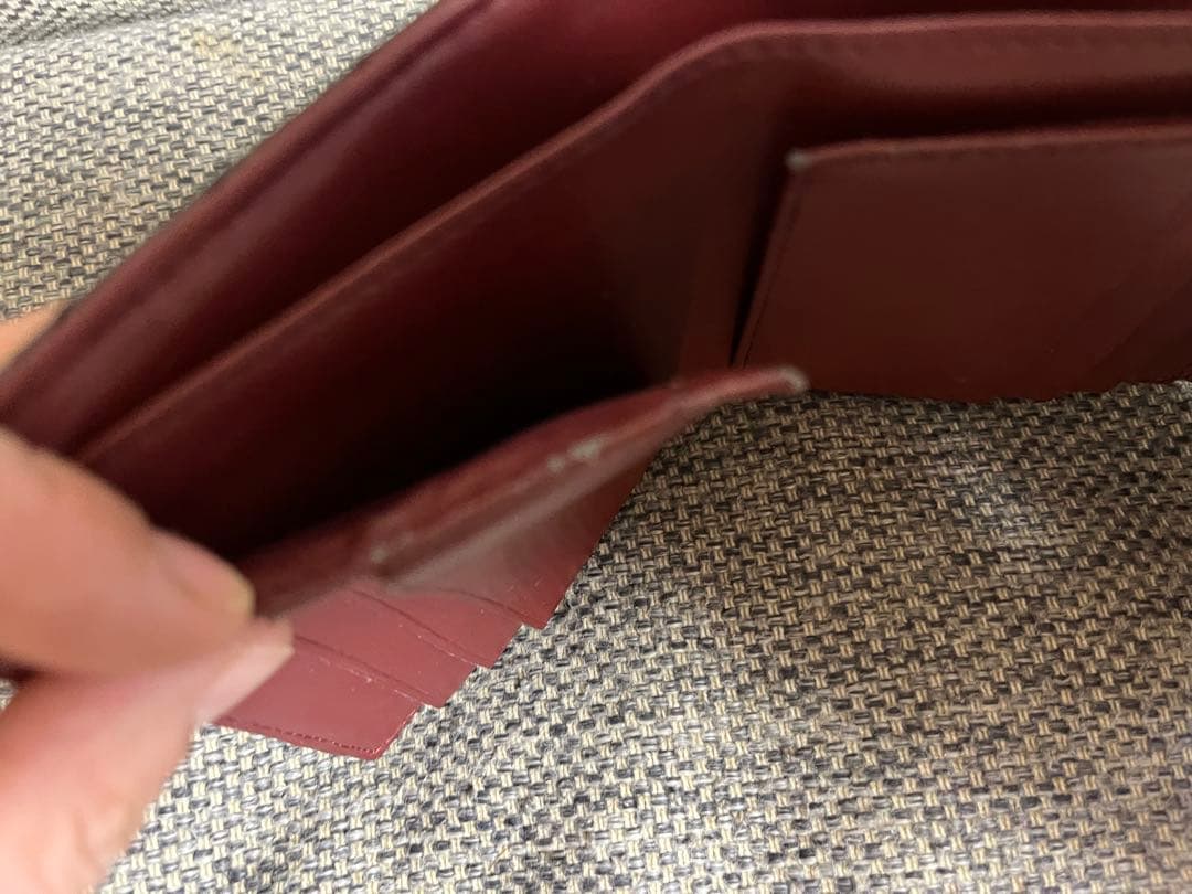 y*）様 【ジャンク品】CHANEL Vステッチ　三つ折り財布