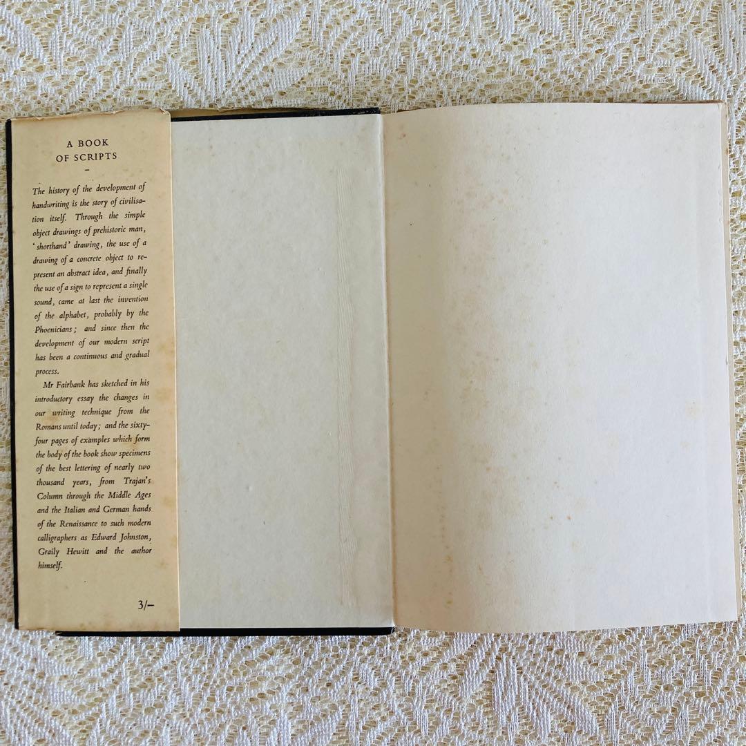 洋書　古書　初版　A Book of Scripts　キングペンギンNo.48