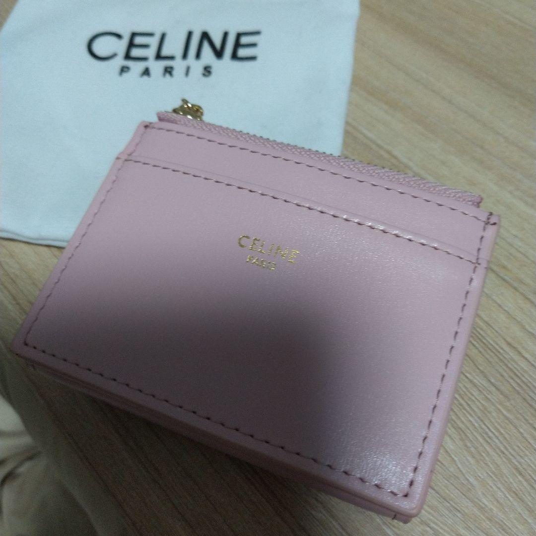 美品セリーヌ三つ折り財布