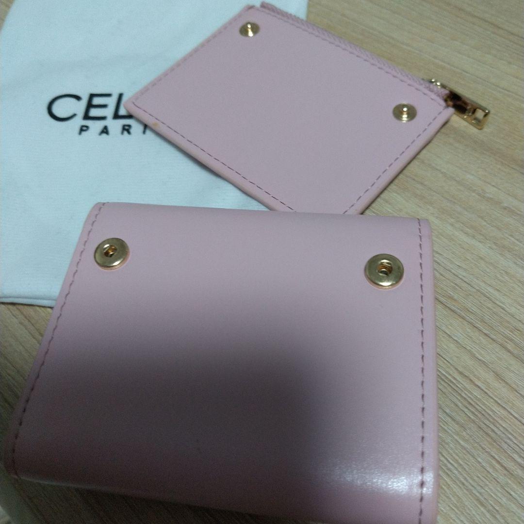 美品セリーヌ三つ折り財布