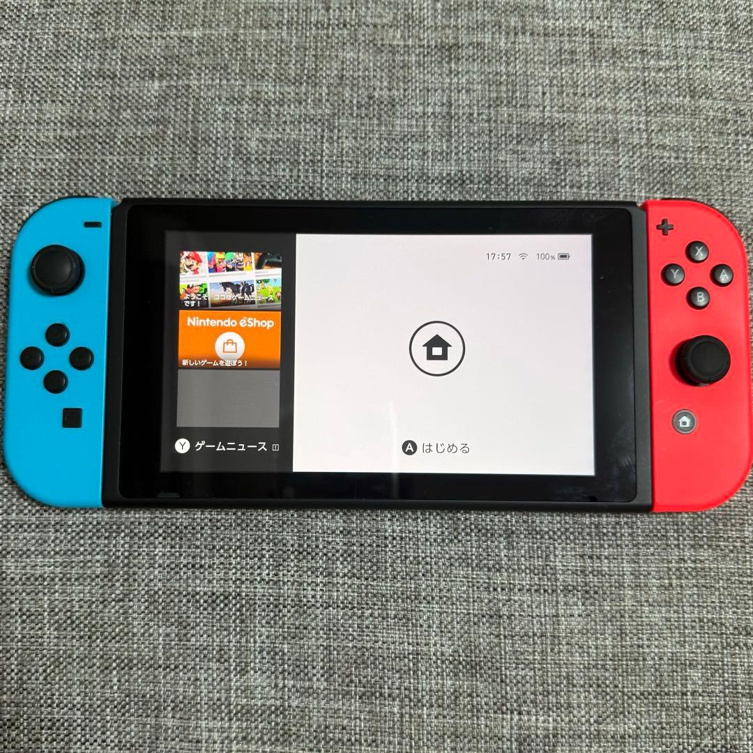 Nintendo Switch 本体 青赤 付属品有