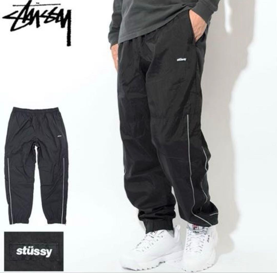 【セットアップ】Stussy ブラック ハーフジップ アウター