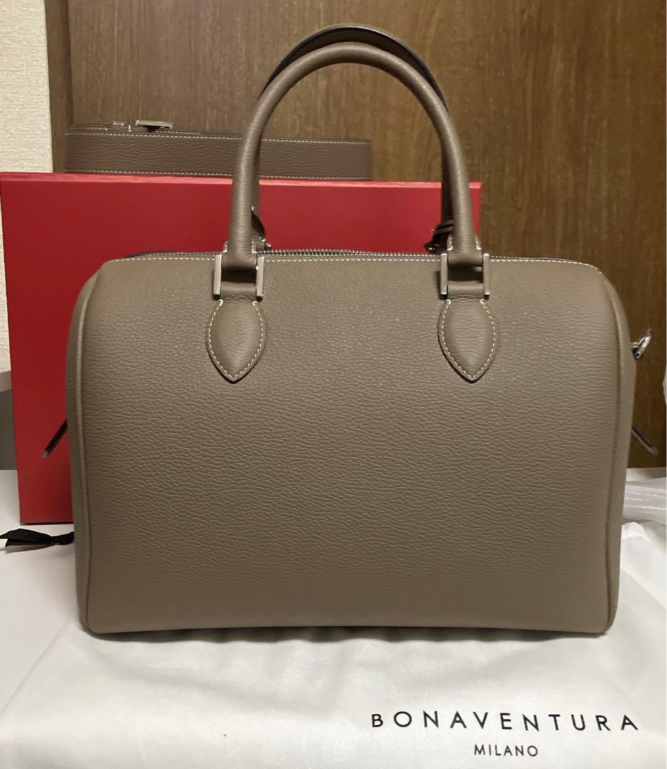 ボナベンチュラ バレンティナ ボストンバッグ スモール エトープ