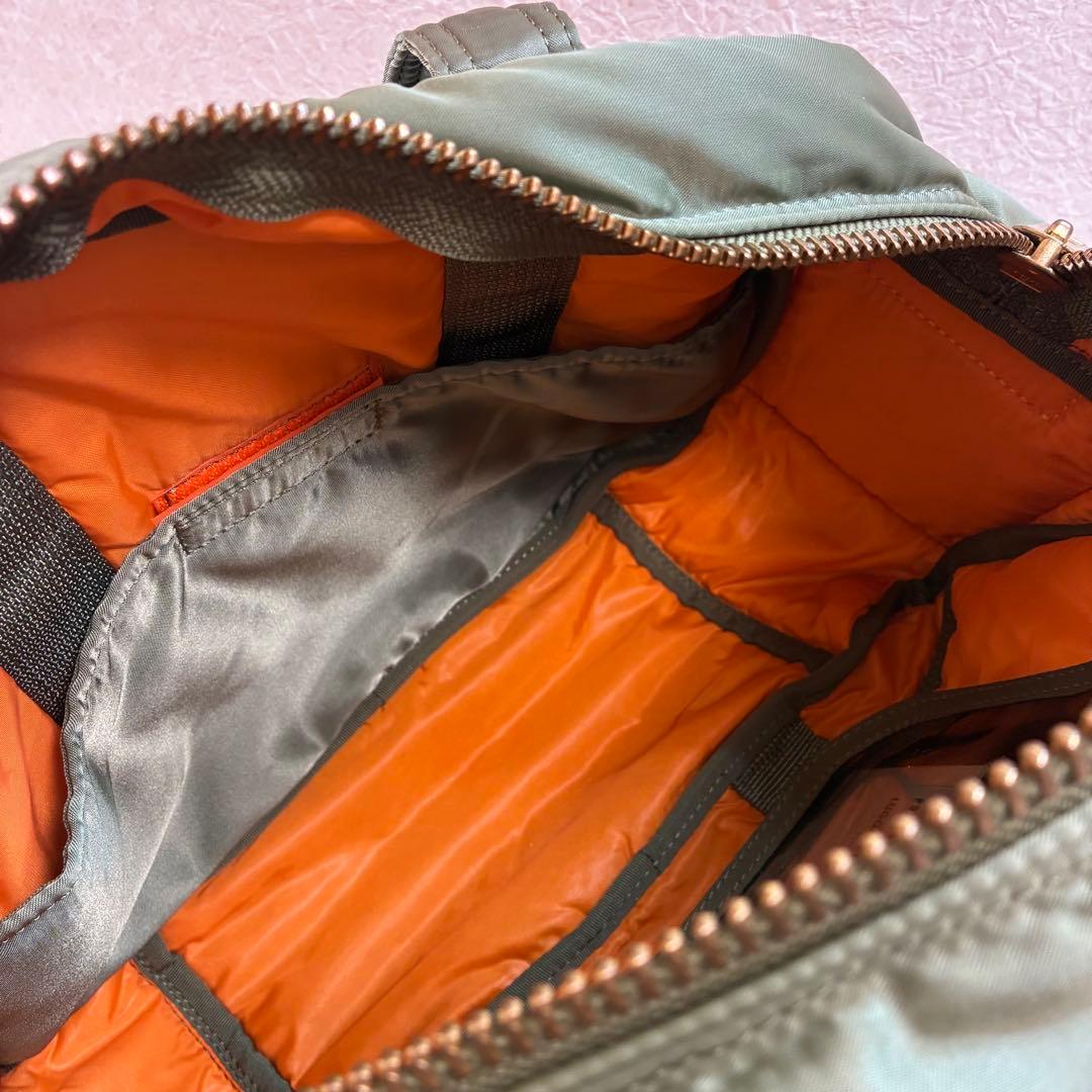 [未使用級] PORTER　タンカー　ダッフルバッグ　セージグリーン　ボストンL