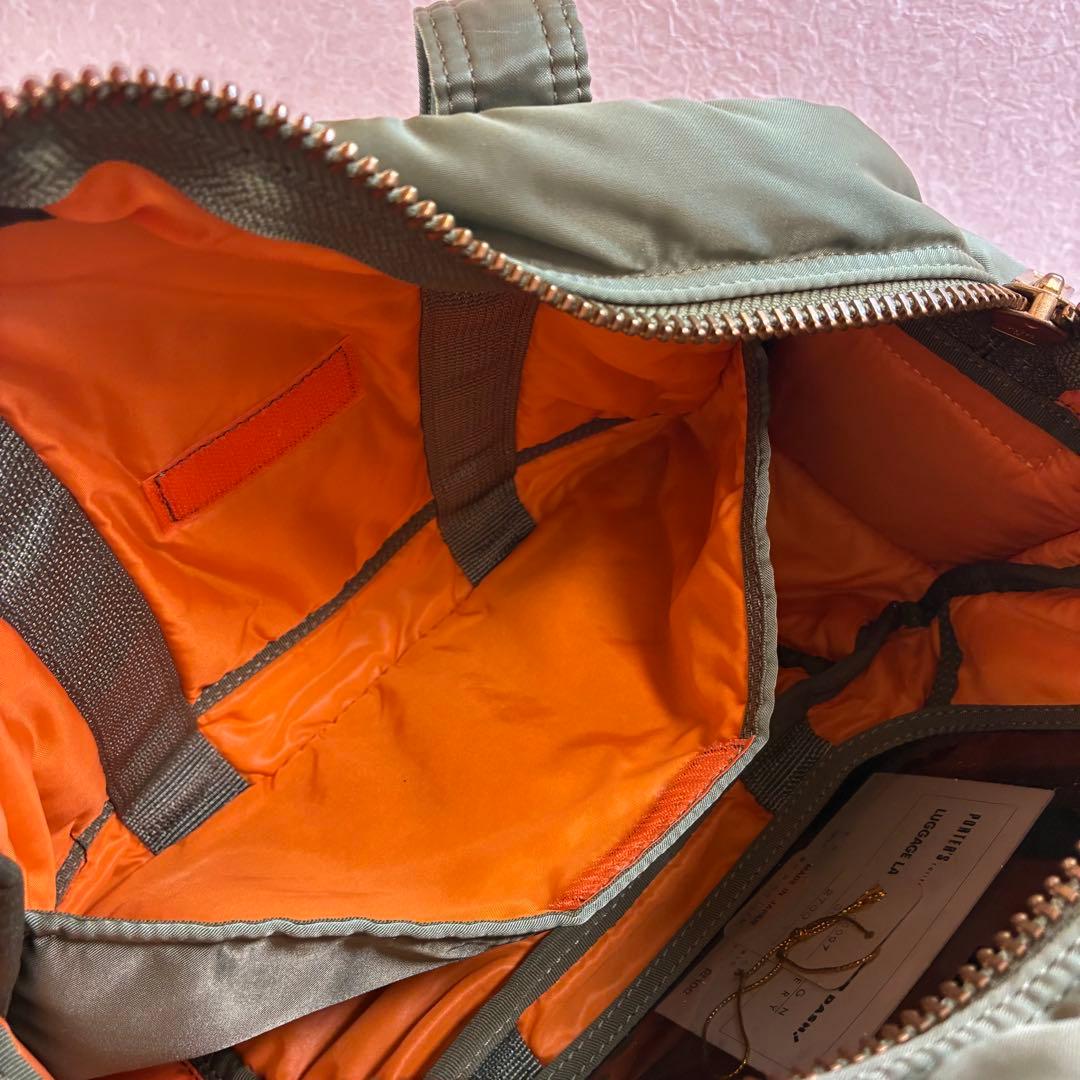 [未使用級] PORTER　タンカー　ダッフルバッグ　セージグリーン　ボストンL