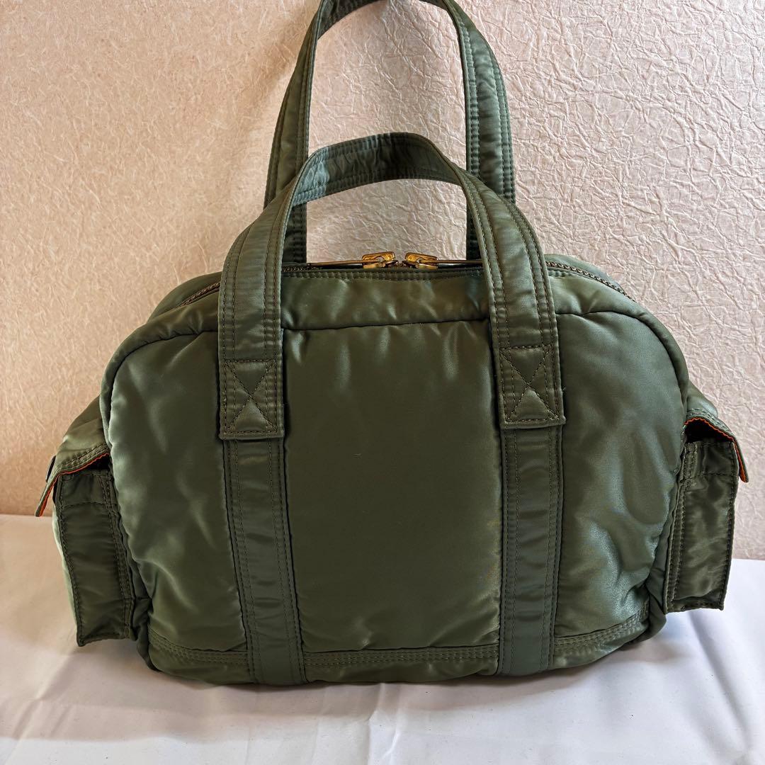 [未使用級] PORTER　タンカー　ダッフルバッグ　セージグリーン　ボストンL