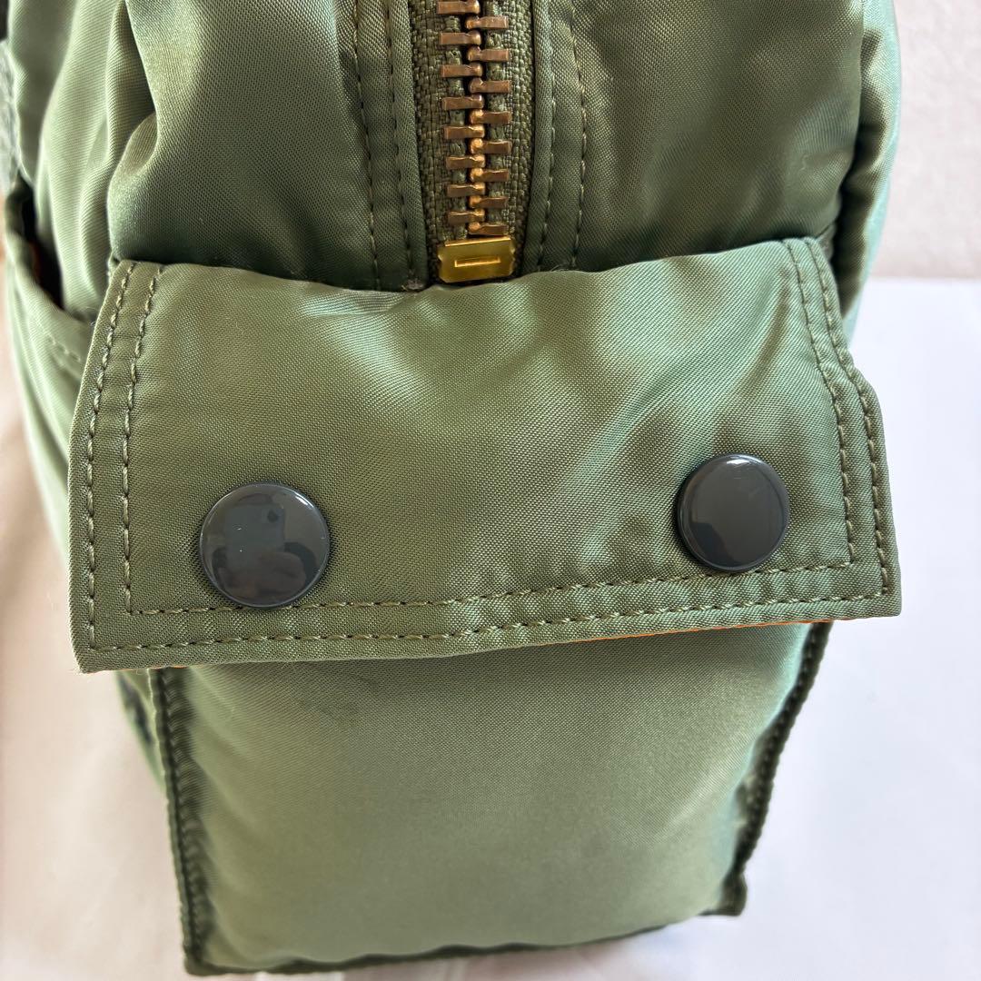 [未使用級] PORTER　タンカー　ダッフルバッグ　セージグリーン　ボストンL