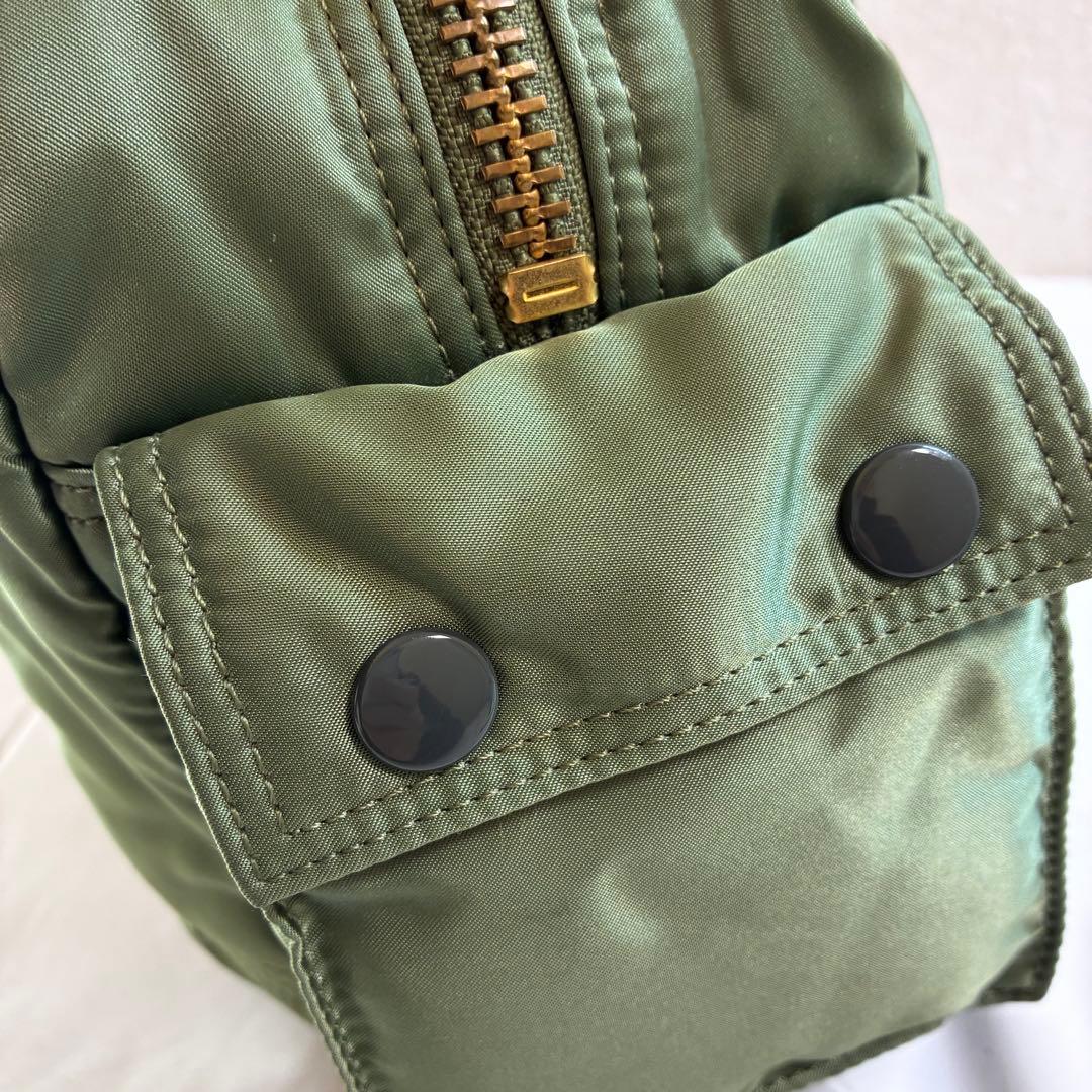 [未使用級] PORTER　タンカー　ダッフルバッグ　セージグリーン　ボストンL