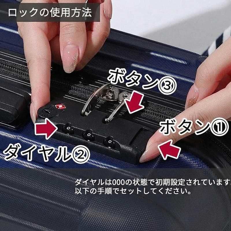 キャリーケース XL TSAロック 衝撃吸収 軽量 静穏 キャリーバッグ グレー