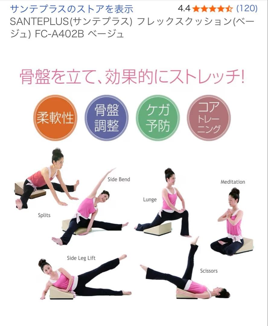 M*i様 サンテプラス：フレックスクッション　Flexcushionベージュ