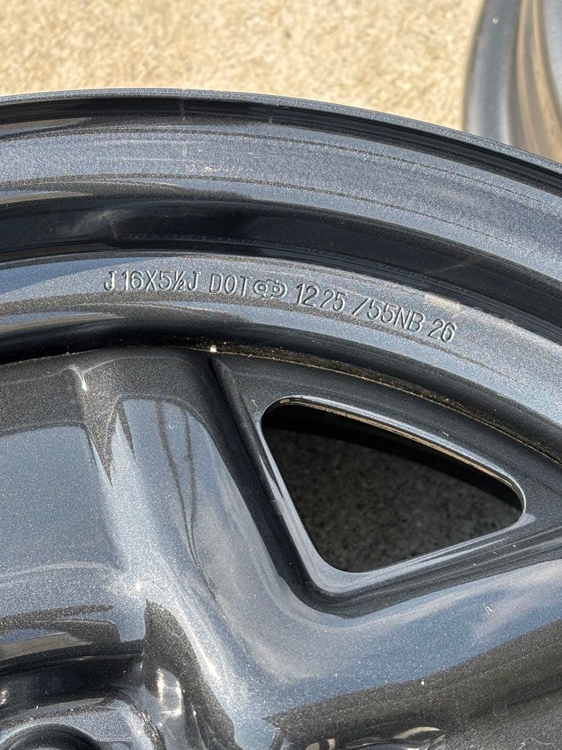 ジムニーjb64 純正スチールホイール2枚A （注4枚同時購入条件）