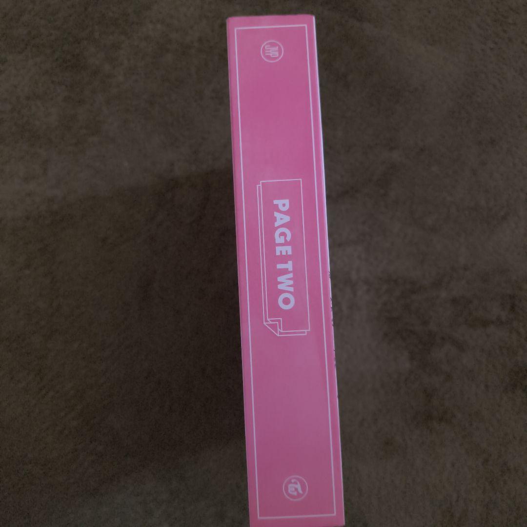 TWICE PAGE TWO 初回限定盤30000枚 PINKバージョン