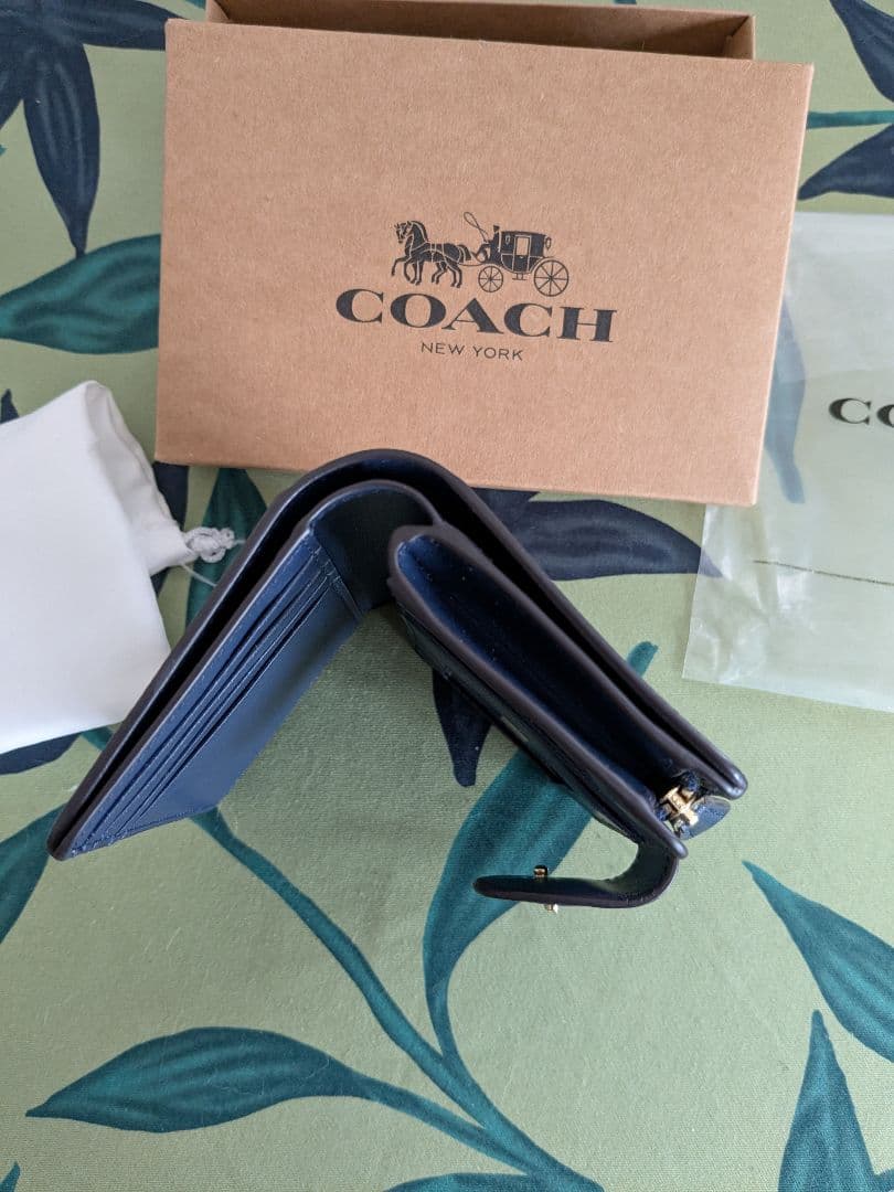 COACH カフェファ 二つ折り財布