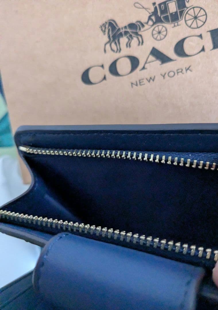 COACH カフェファ 二つ折り財布