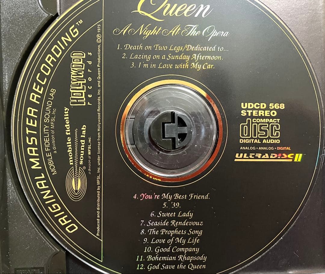 Queen クイーン/オペラ座の夜/Gold CD盤【帯付美品】