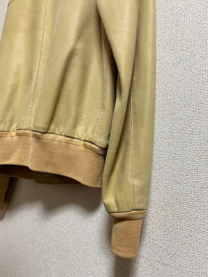 Y.akamine beams F レザーバルスターブルゾン　赤峰幸生