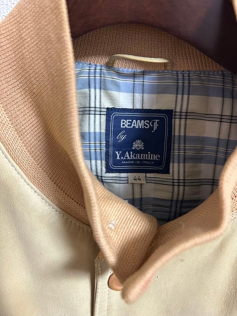 Y.akamine beams F レザーバルスターブルゾン　赤峰幸生