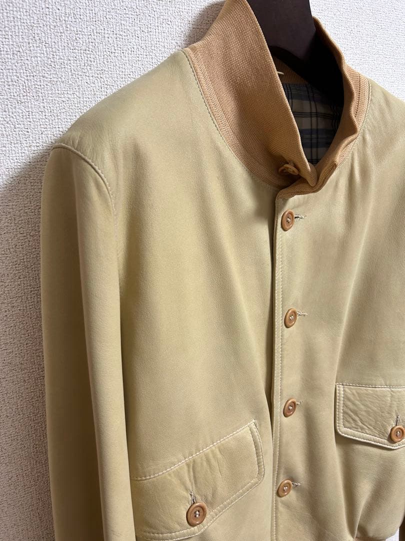 Y.akamine beams F レザーバルスターブルゾン　赤峰幸生