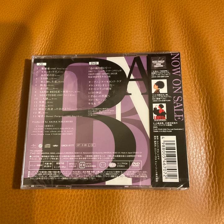 【新品未開封・初回限定盤】中森明菜　バラード・ベスト CD＋DVD