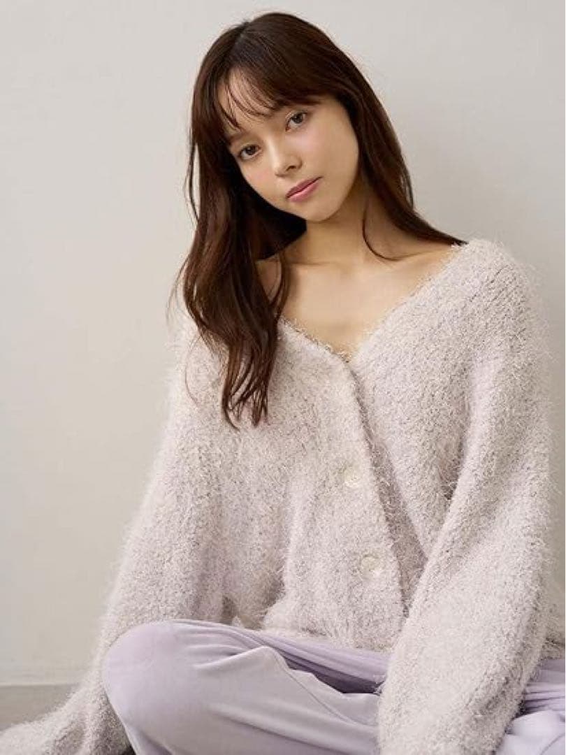 SNIDEL  ラメシャギーカーディガン（SNIDEL公式通販完売品）
