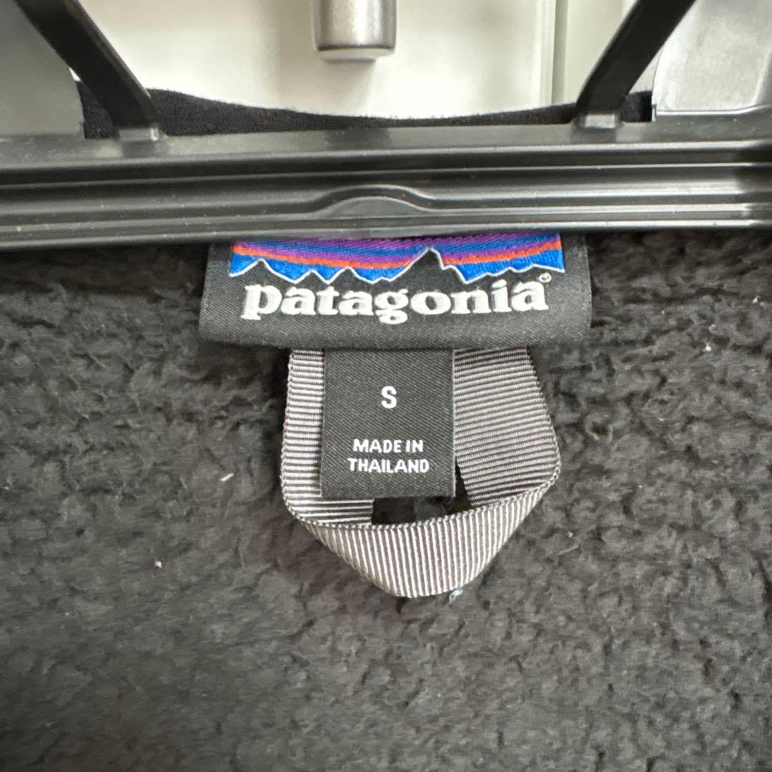 Patagonia ブラック フリースベスト S