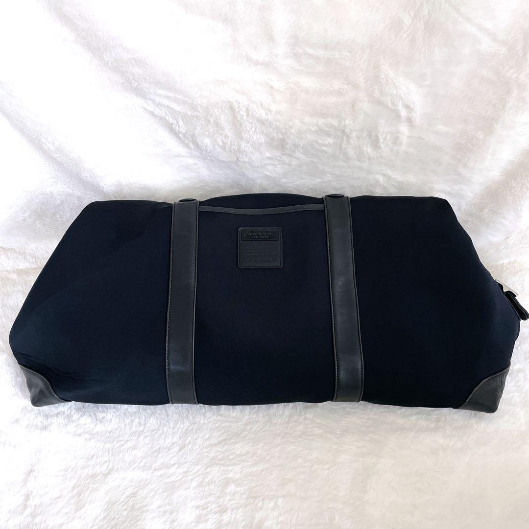 【極美品】COACH ボストンバッグ 大容量 旅行 出張 キャリーバッグ 黒