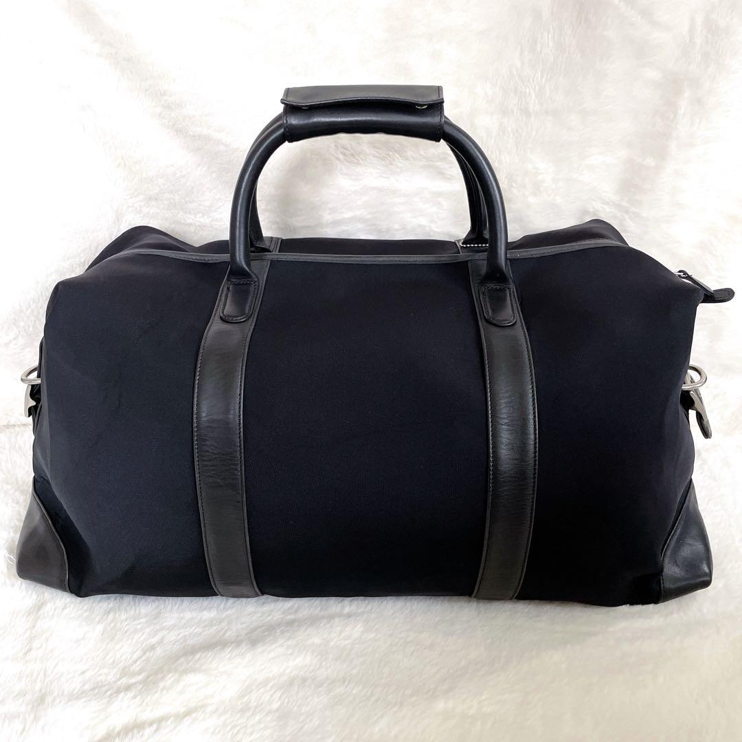 【極美品】COACH ボストンバッグ 大容量 旅行 出張 キャリーバッグ 黒