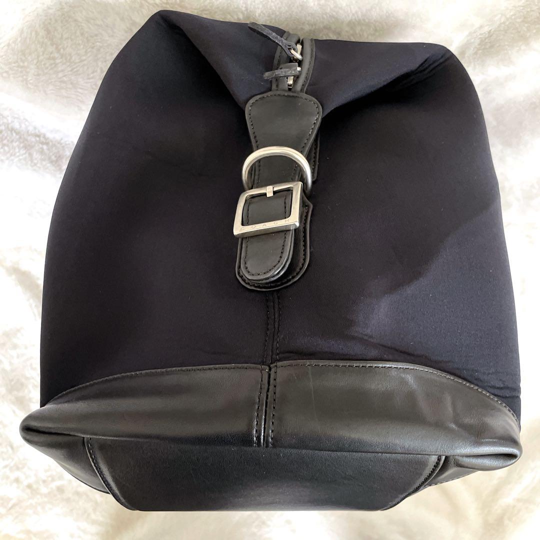 【極美品】COACH ボストンバッグ 大容量 旅行 出張 キャリーバッグ 黒