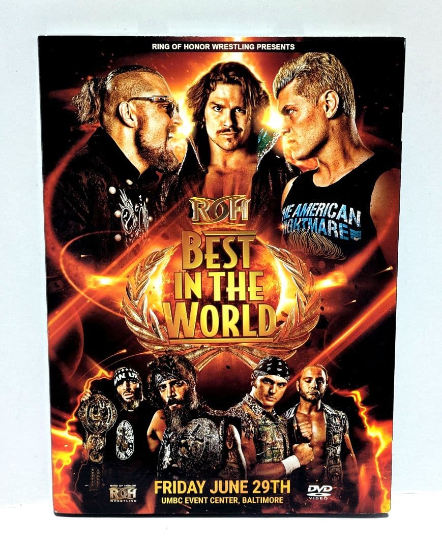 海外プロレス　新日本プロレス　ROH　プロレスDVD3枚まとめ売り