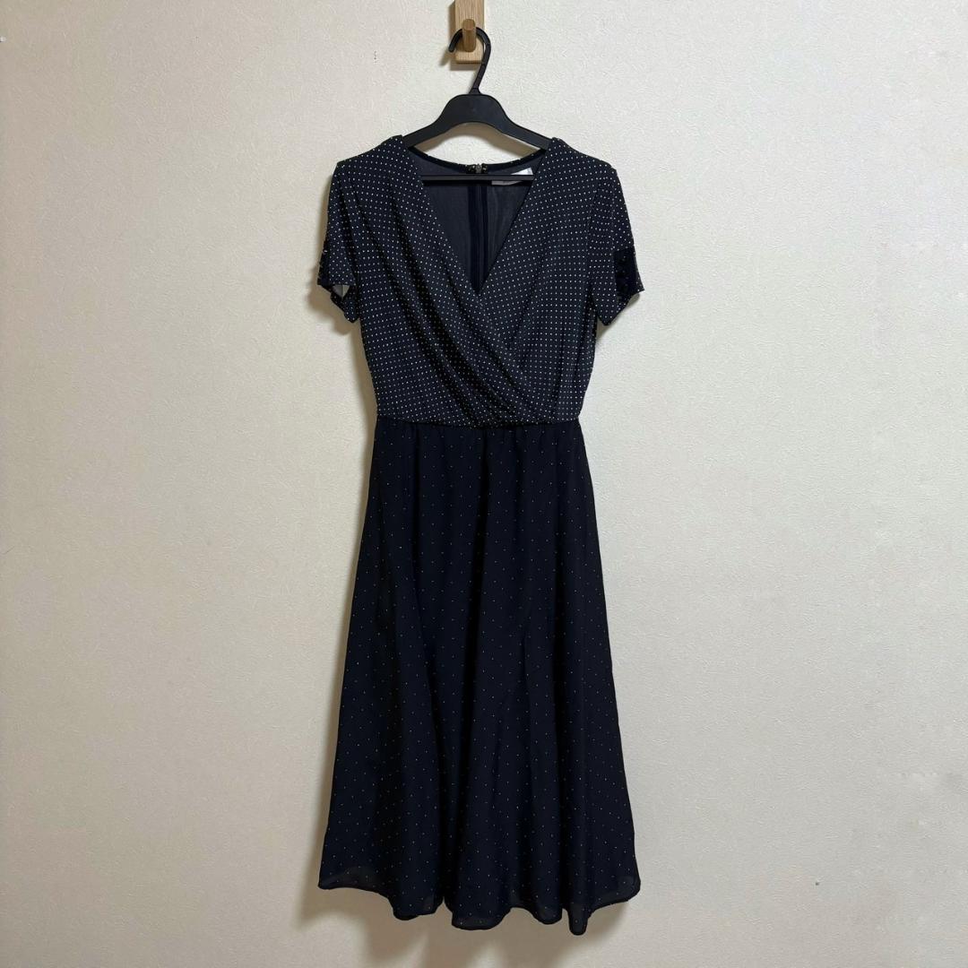 Max Mara カシュクール ワンピース ドット シルク 白タグ