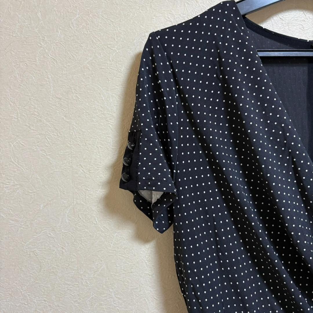 Max Mara カシュクール ワンピース ドット シルク 白タグ