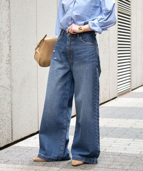 パンツ Spick and Span 5 1/2 BAGGY DENIM 28