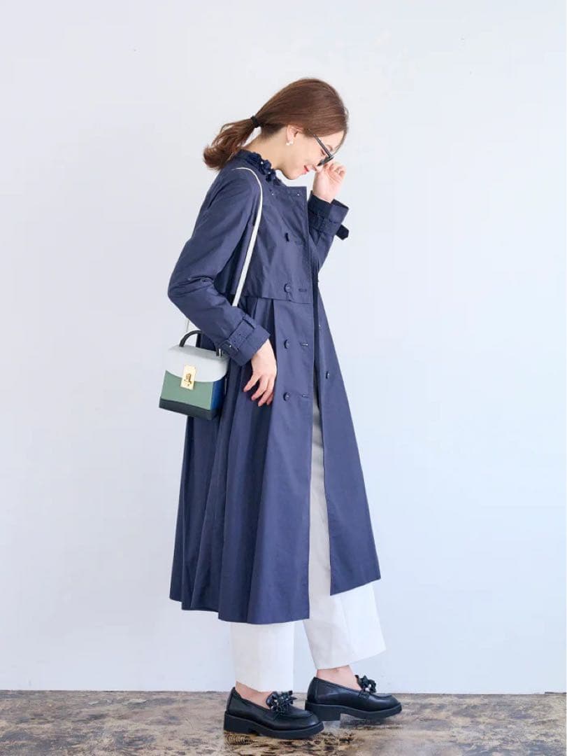 最終価格❤️新品タグ付き　チェスティ　ビジュー　2WAY トレンチコート　美人百花