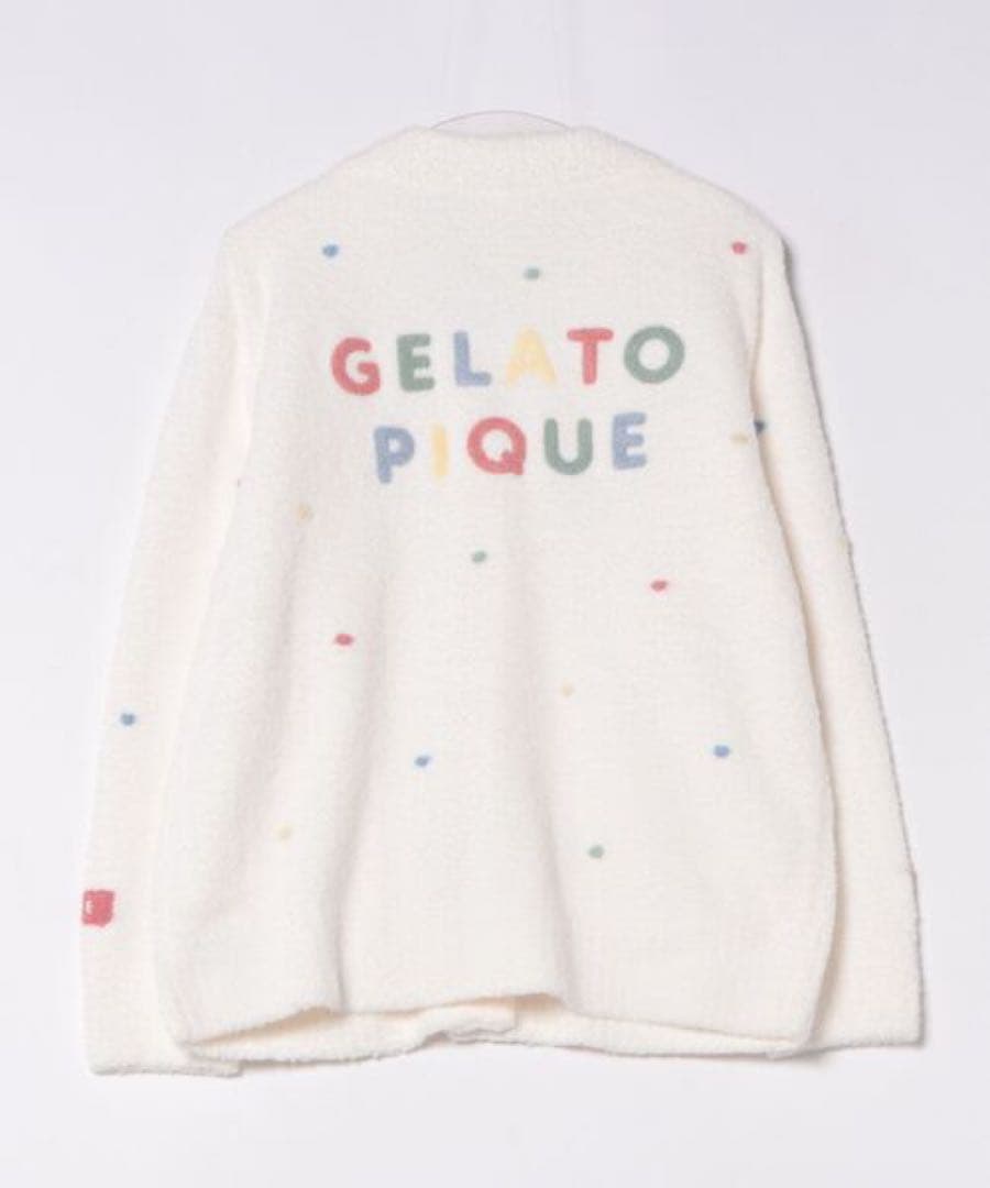 gelato pique ベビモコドットカーディガン＆ベビモコドットソックス