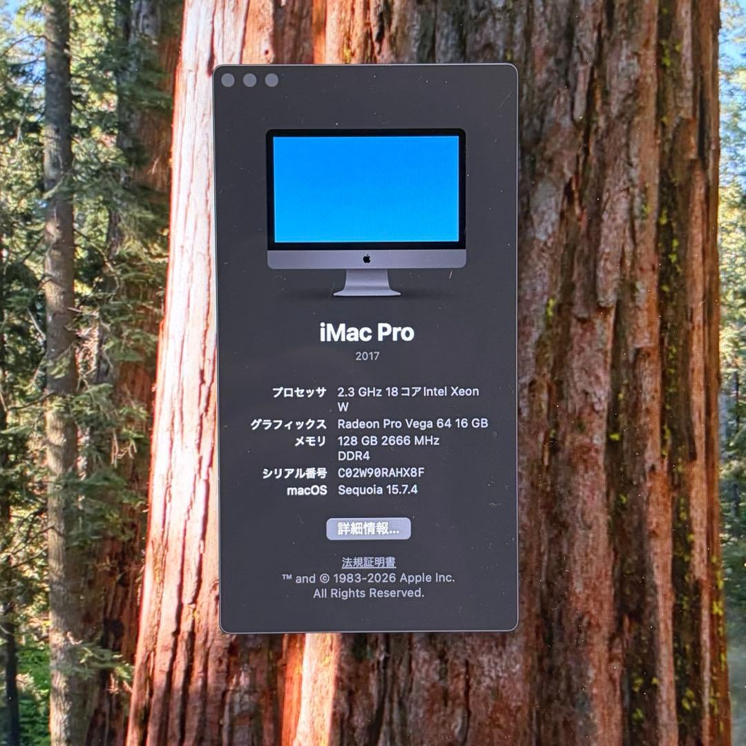 【象印】iMacPro2017 18コア/128GB/4T/Vega64