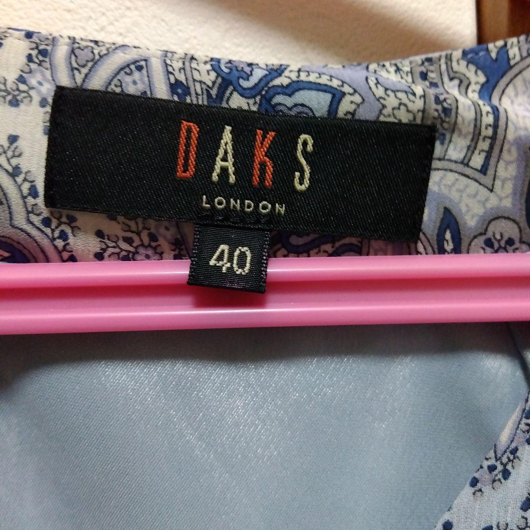 未使用に近い★DAKS ダックス ペィズリー柄 素敵なワンピース サイズ40