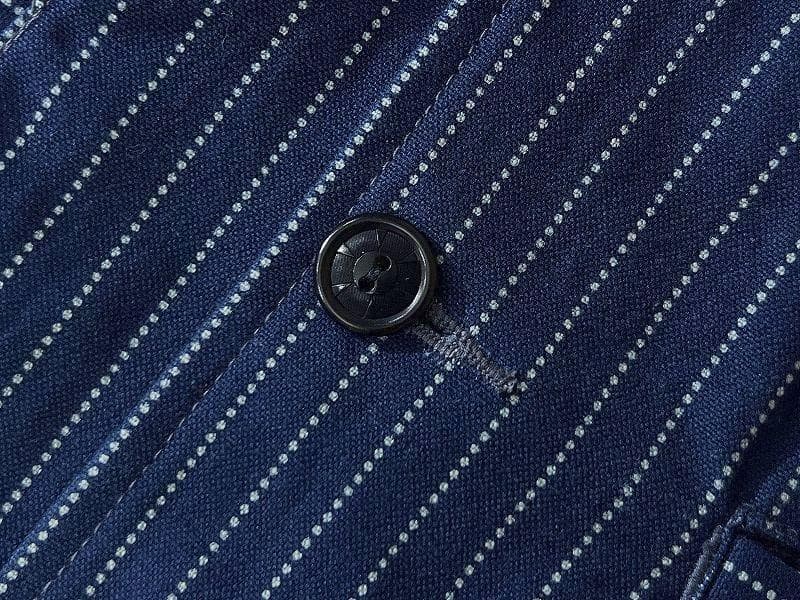 42 XL 美品 ウエストライド ダック インディゴ染め ウォバッシュ ベスト