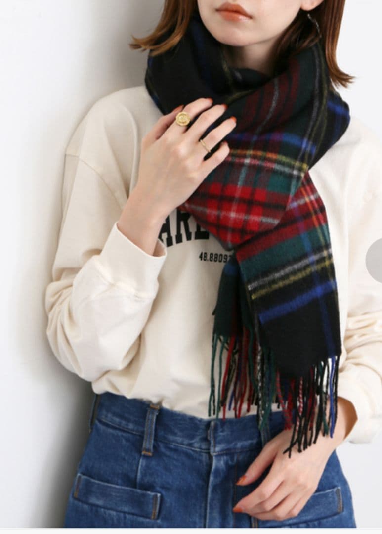 TWEEDMILL タータンチェック ウールストール　スローブイエナ別注