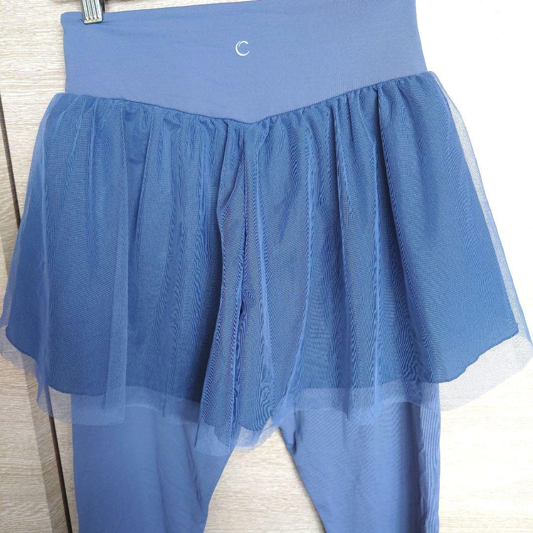 チャコット　チュールパンツ付レギンス