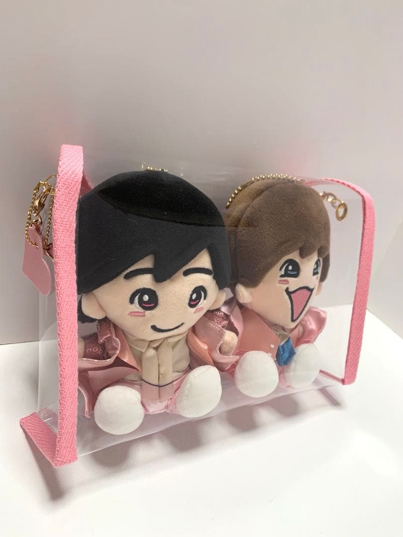 S　ちびぬいポーチ　1体用　2体用　ピンク　なにわ男子　はぴぬい